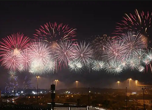 桐梓县焰火晚会